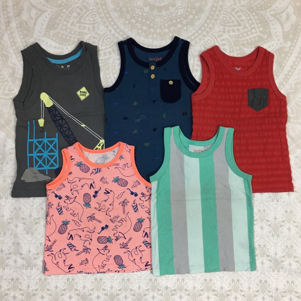 Toddler boy tank top bundle